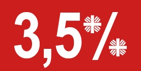 Ujraindul a 3,5%-os kampany